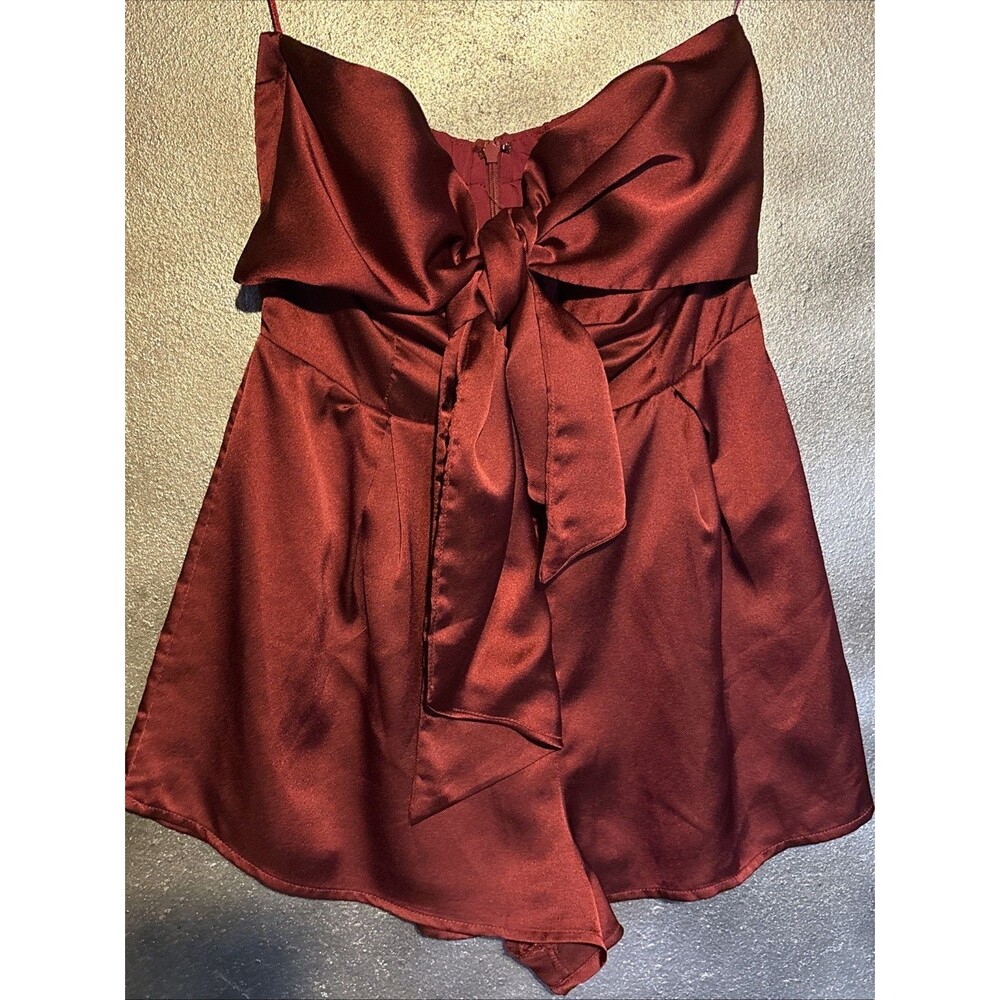 Blue Blush Strapless One Piece Romper S Summer Dressy Date Night Event Party